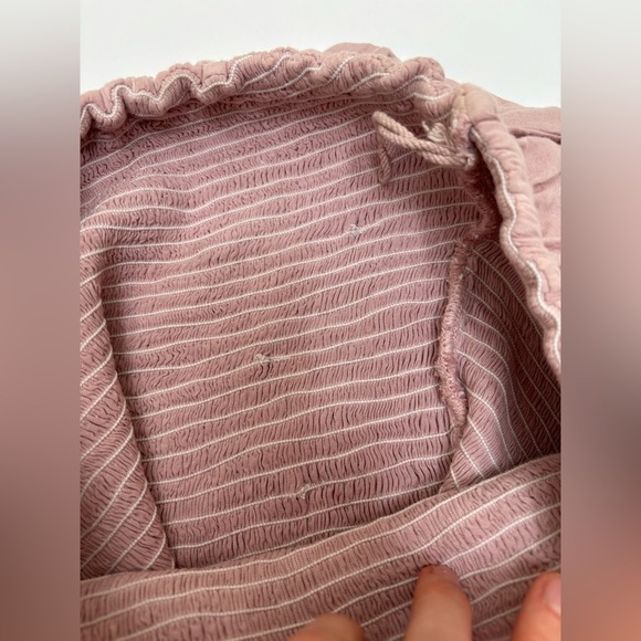 Jen’s Pirate Booty pink tiered strapless halter smocked ruffle Annabella dress - Picture 17 of 17